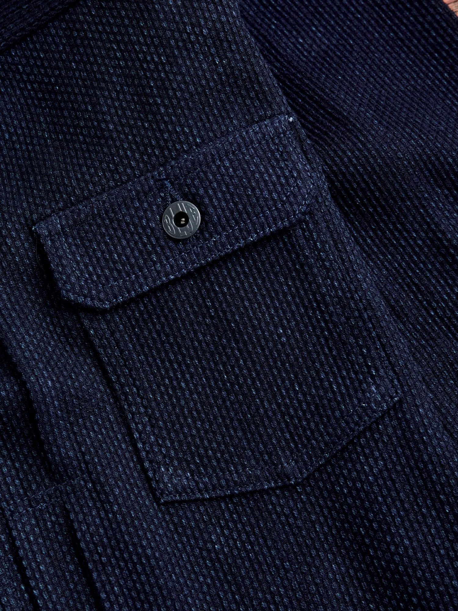 11oz Sashiko Type 2 Jacket in Indigo