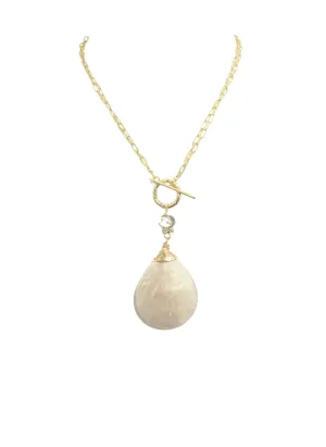 2 Way Mother of Pearl Convertible Necklace