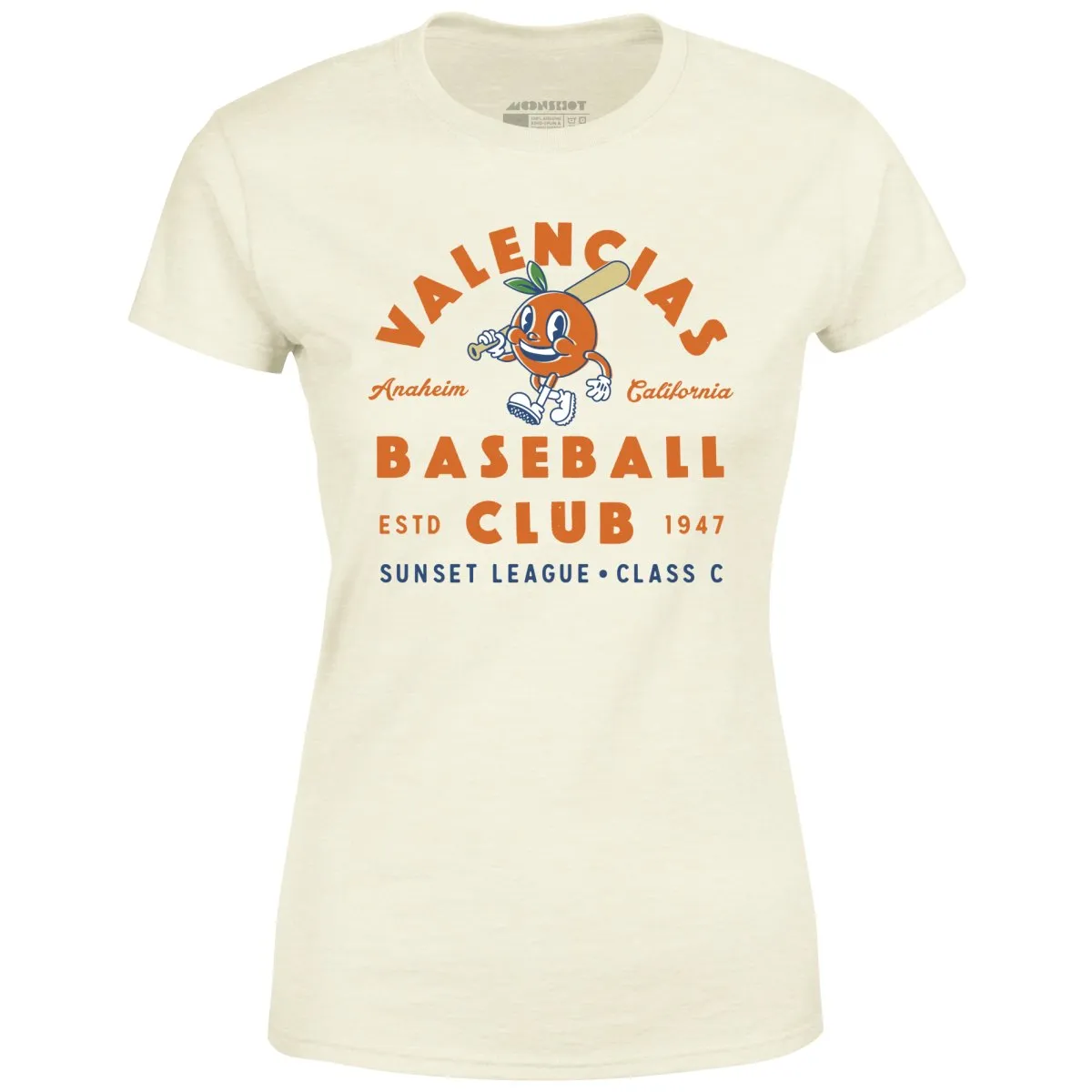 Anaheim Valencias - California - Vintage Defunct Baseball Teams - Women's T-Shirt