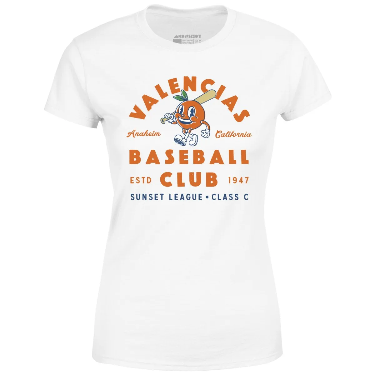 Anaheim Valencias - California - Vintage Defunct Baseball Teams - Women's T-Shirt