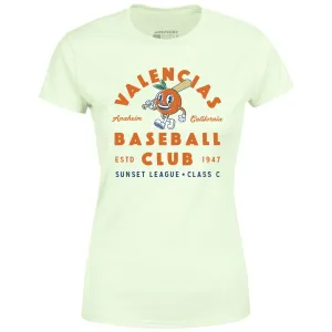 Anaheim Valencias - California - Vintage Defunct Baseball Teams - Women's T-Shirt