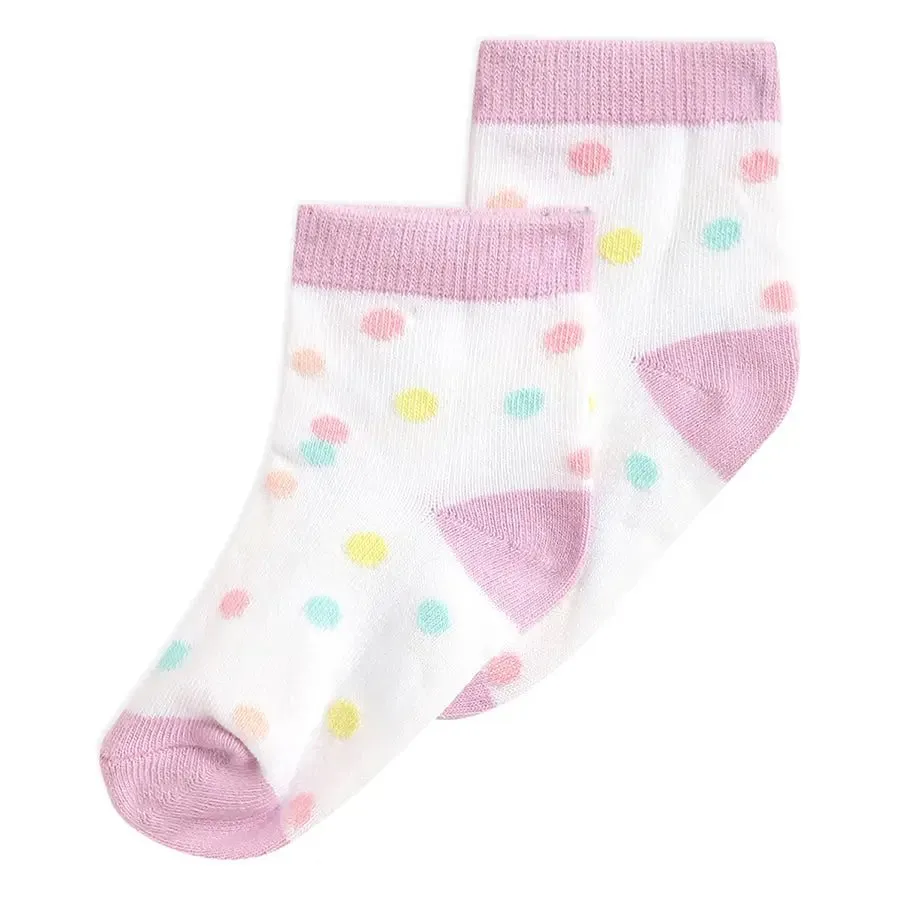 Baby Girl Rib Mid Calf Socks (Set of 3) - Unicorn