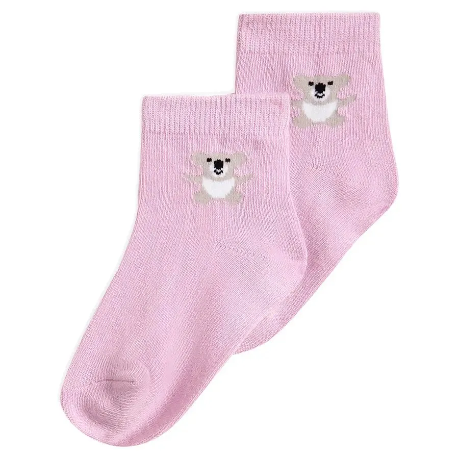 Baby Girl Rib Mid Calf Socks (Set of 3) - Unicorn