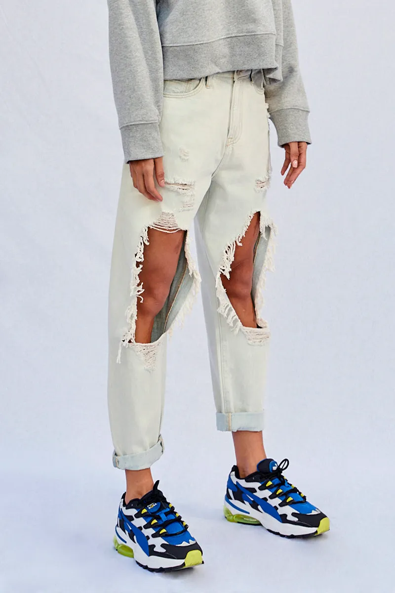Blind Widow Boyfriend Jeans