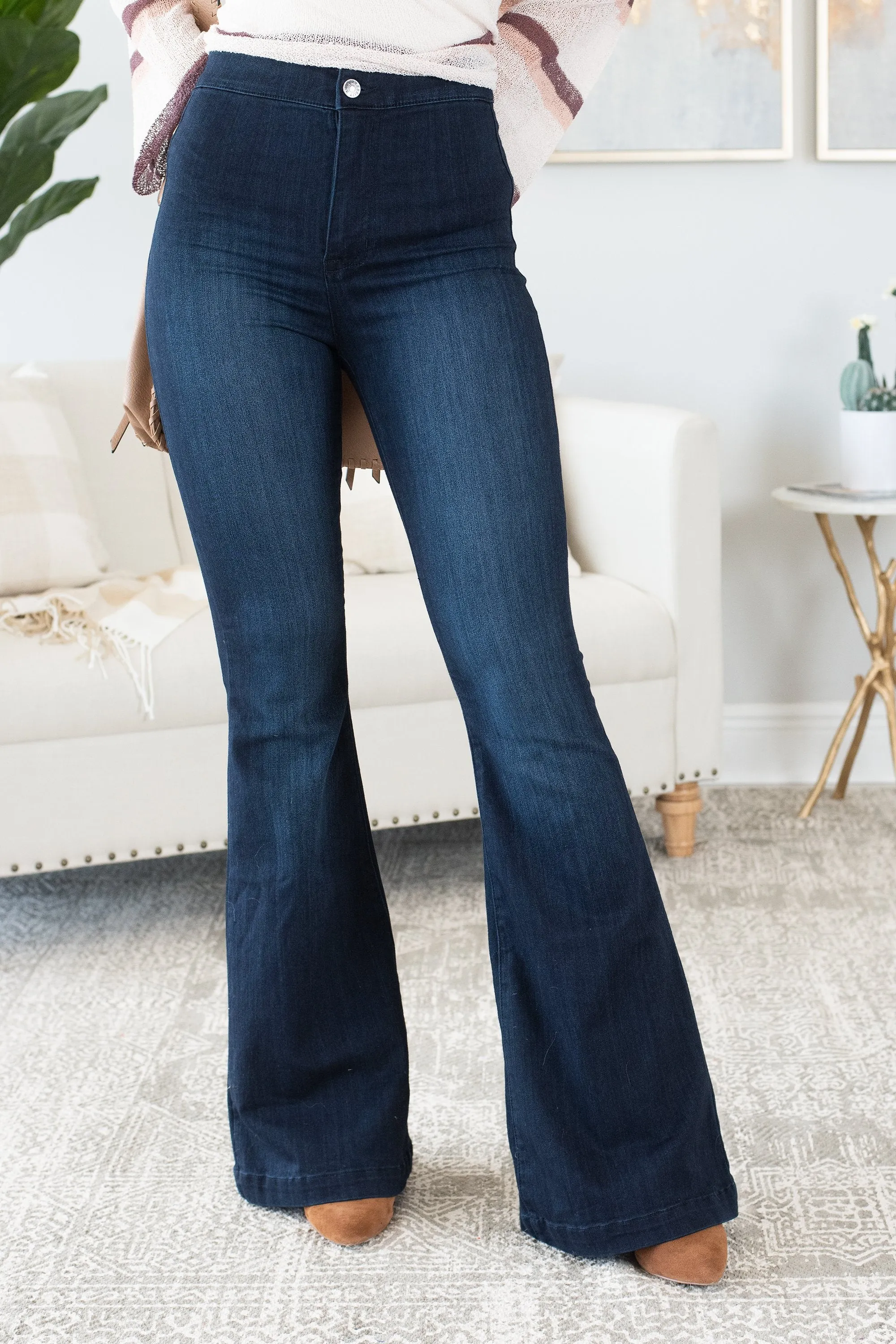 Break It Down Dark Wash Flare Jeans