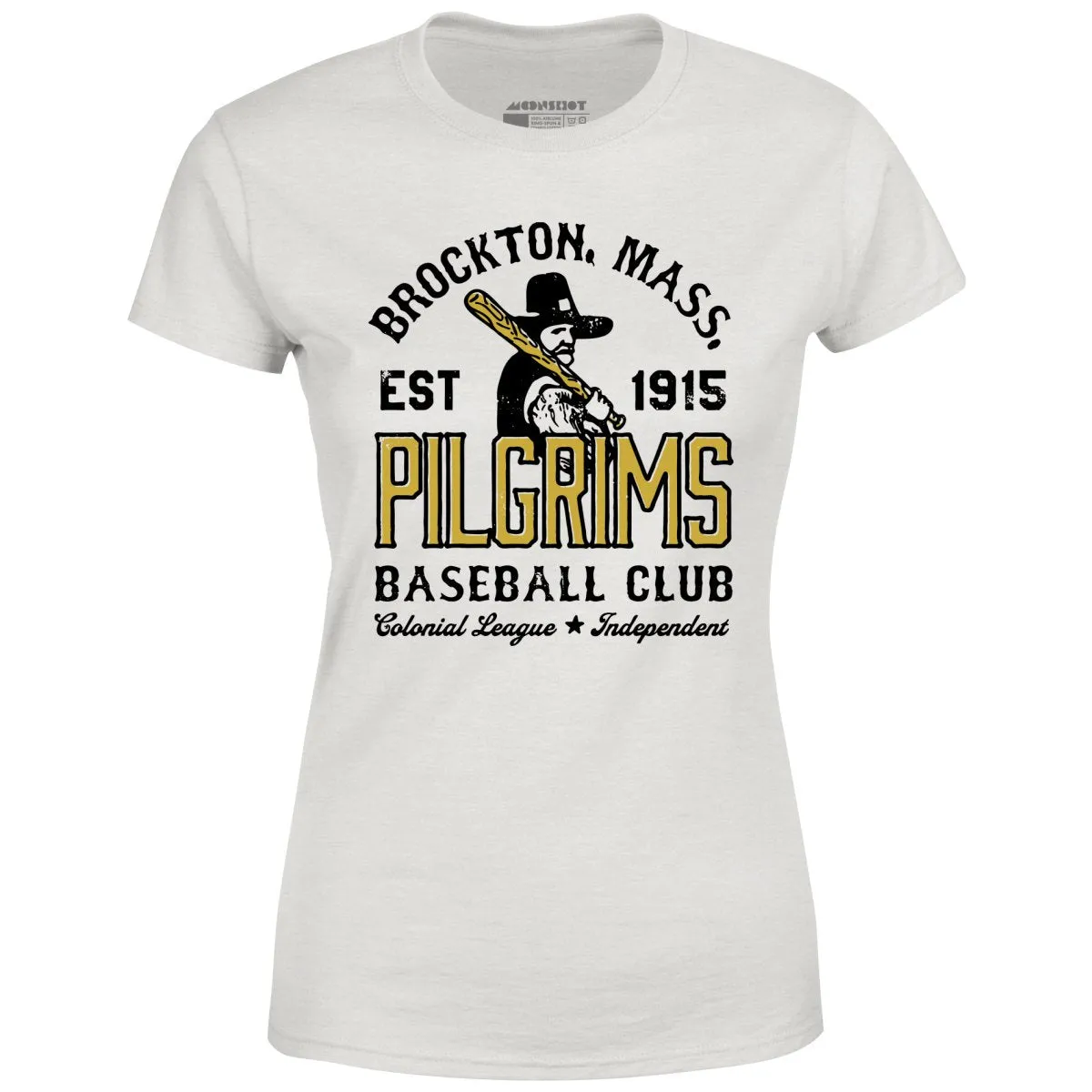 Brockton Pilgrims - Massachusetts - Vintage Defunct Baseball Teams - Women's T-Shirt