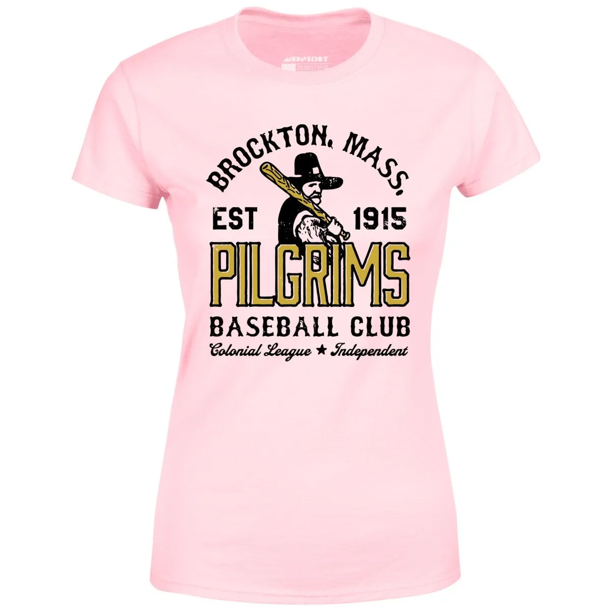 Brockton Pilgrims - Massachusetts - Vintage Defunct Baseball Teams - Women's T-Shirt