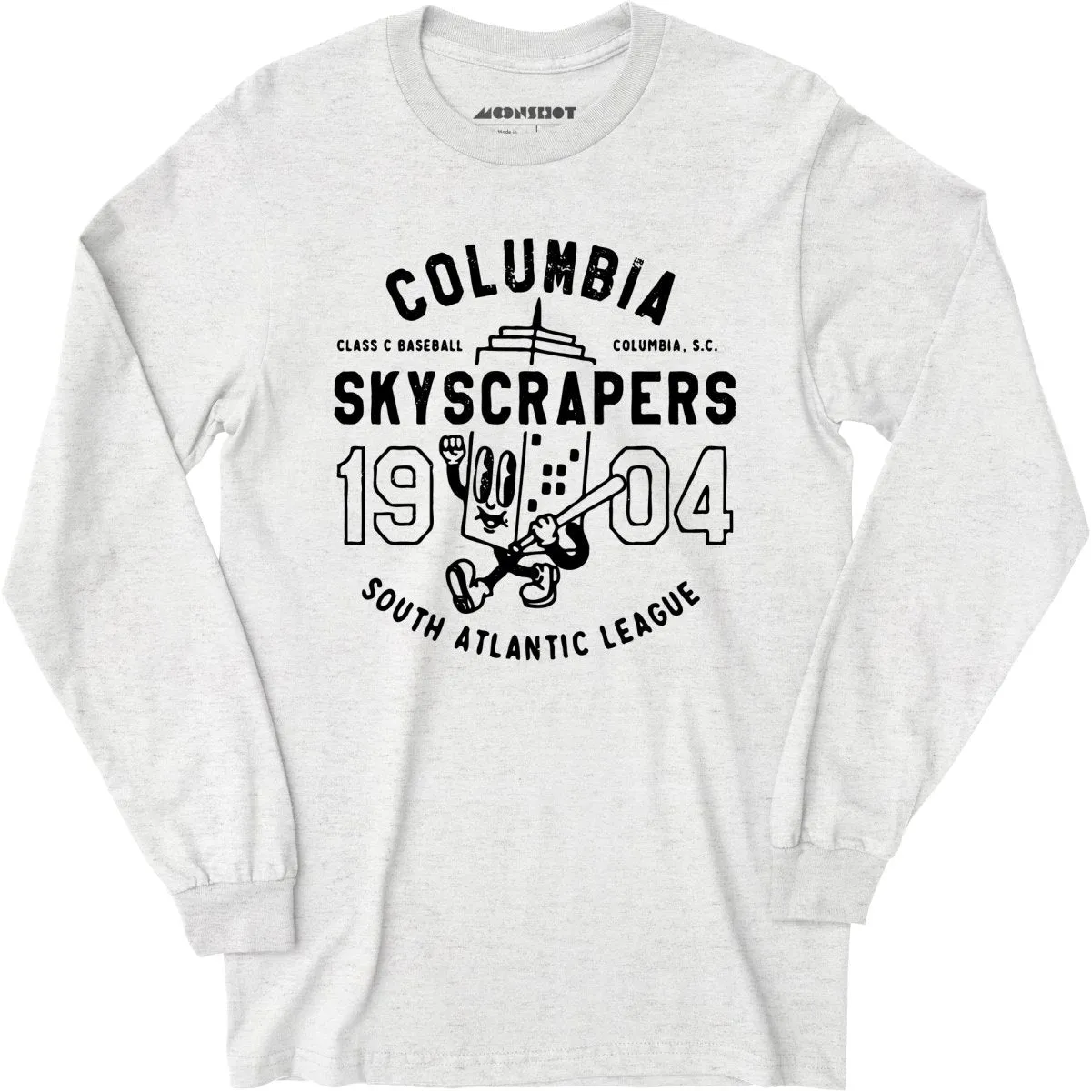 Columbia Skyscrapers - South Carolina - Vintage Defunct Baseball Teams - Long Sleeve T-Shirt