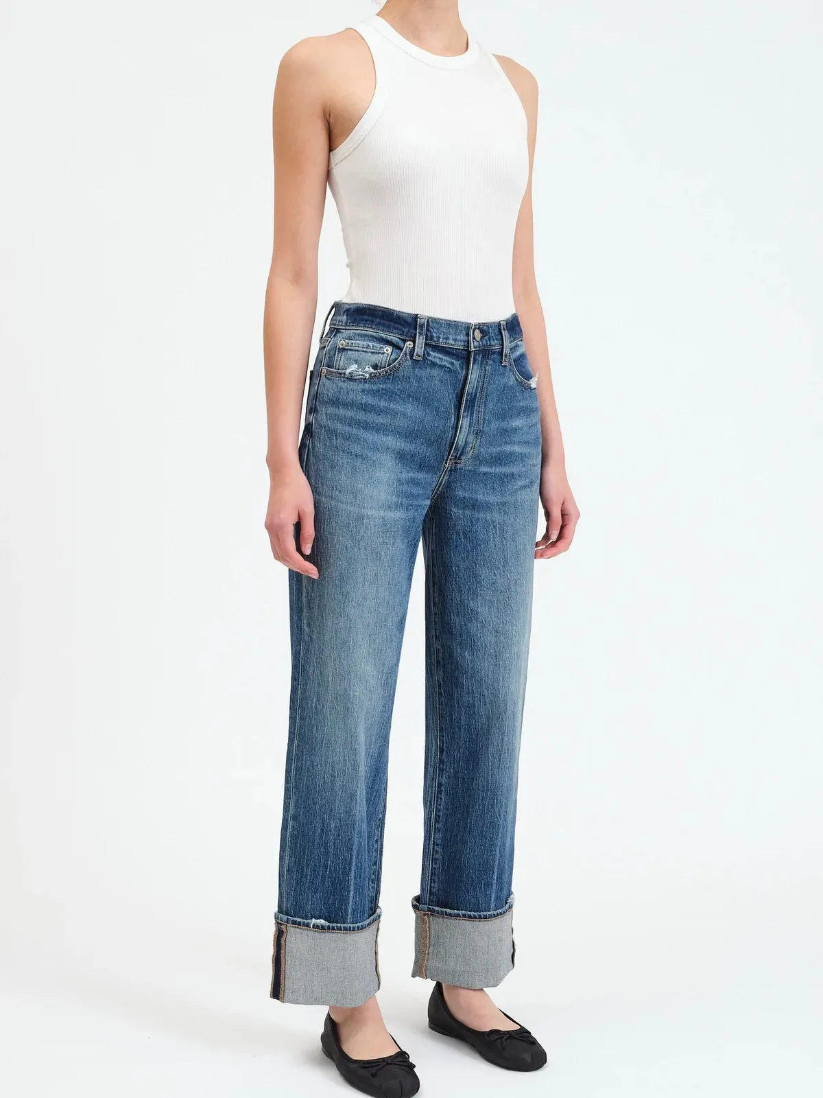 Daze Denim : Eastside Loose Cuffed Jean