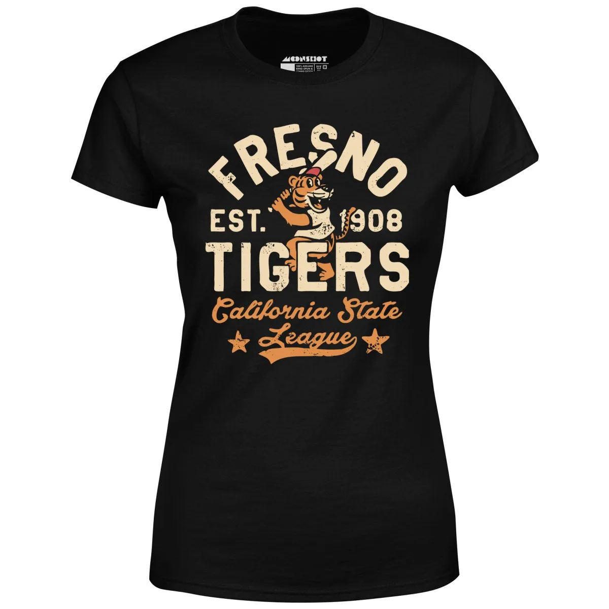 Fresno Tigers - California - Vintage Defunct Baseball Teams - Women's T-Shirt