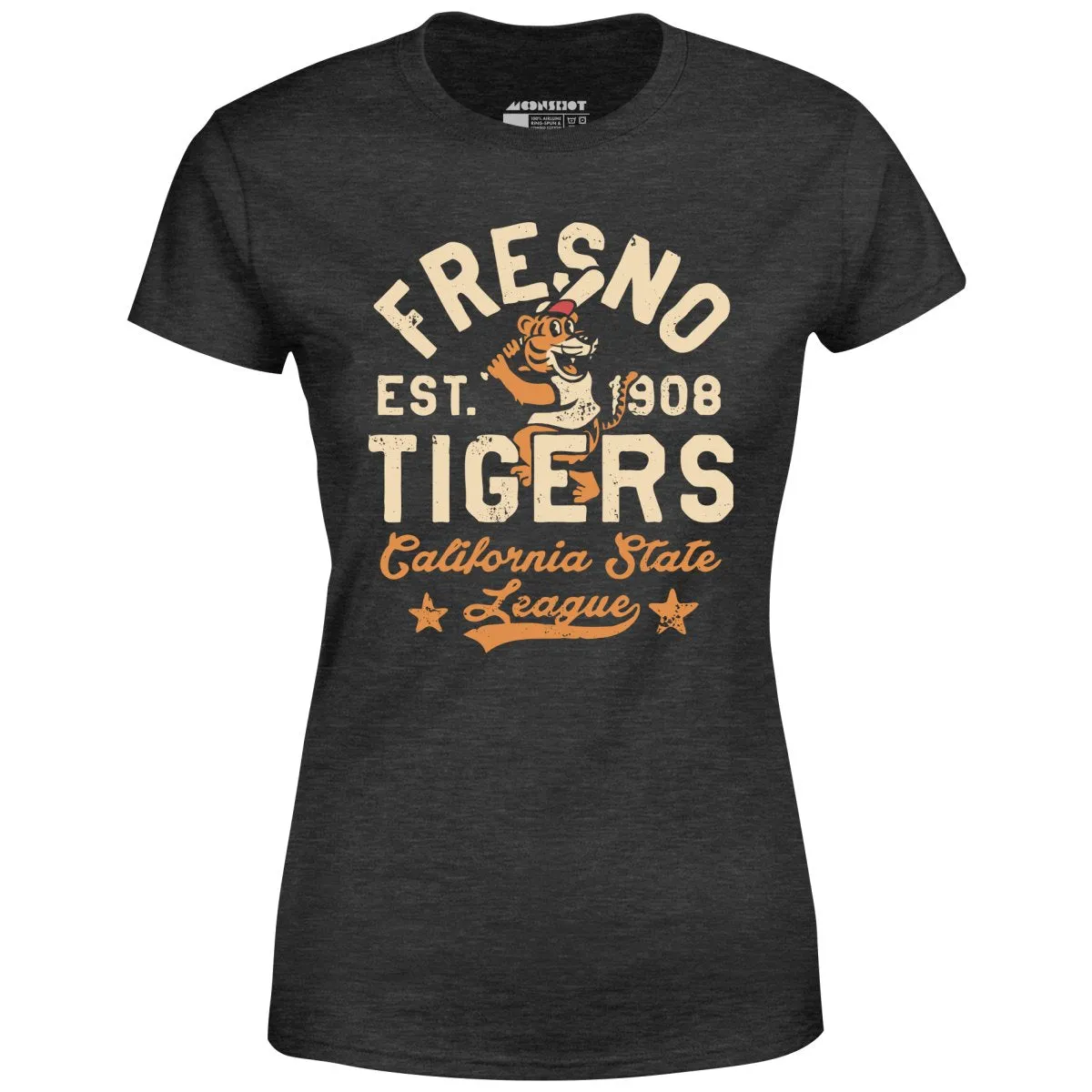 Fresno Tigers - California - Vintage Defunct Baseball Teams - Women's T-Shirt