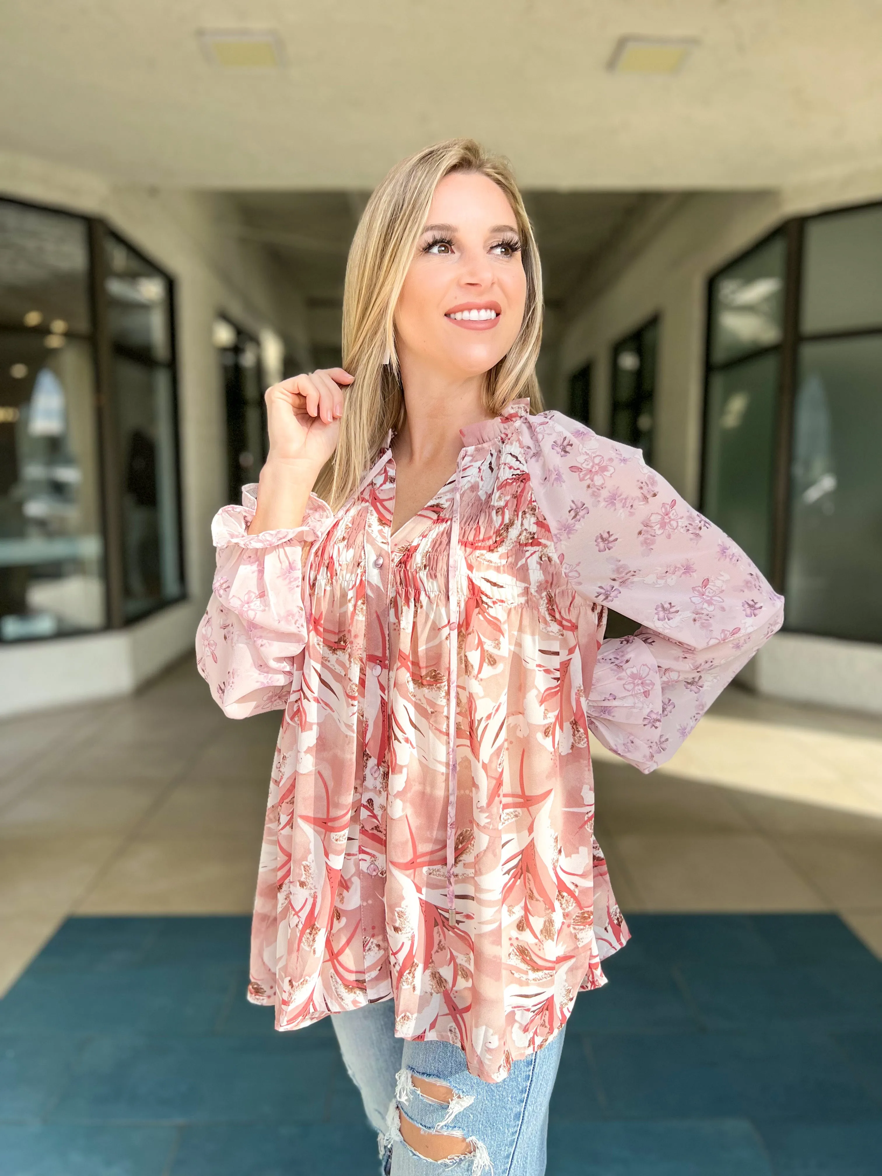 Fretta Floral Top