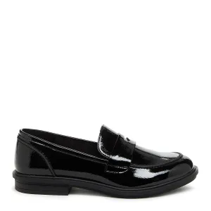 Gabby Black Patent Loafer