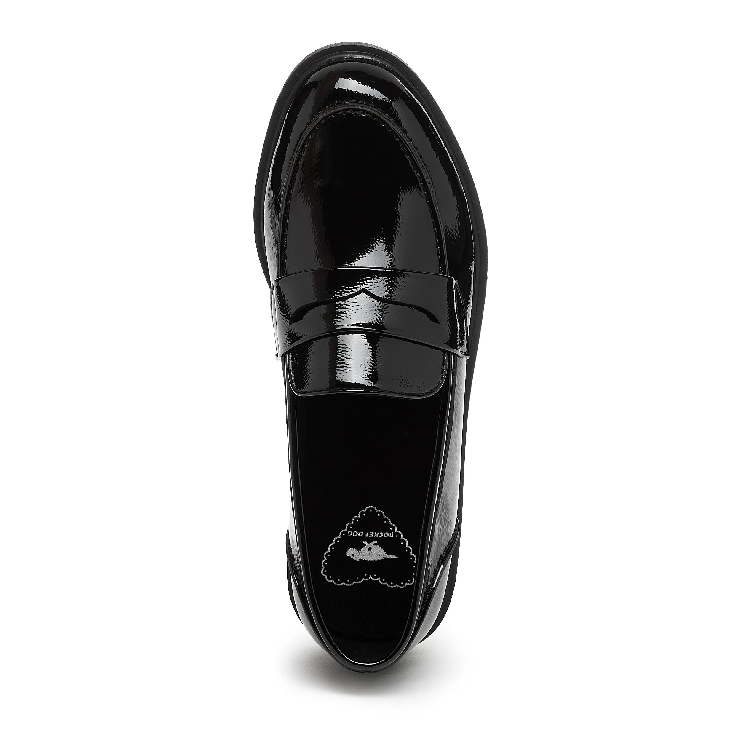 Gabby Black Patent Loafer