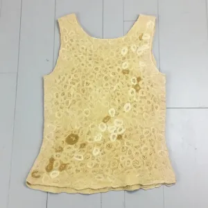 Gold Cascade Top