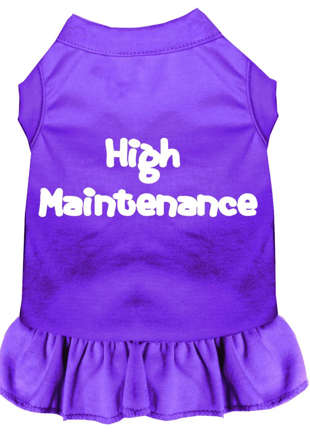 High Maintenance Screen Print Dress Purple Xl (16)