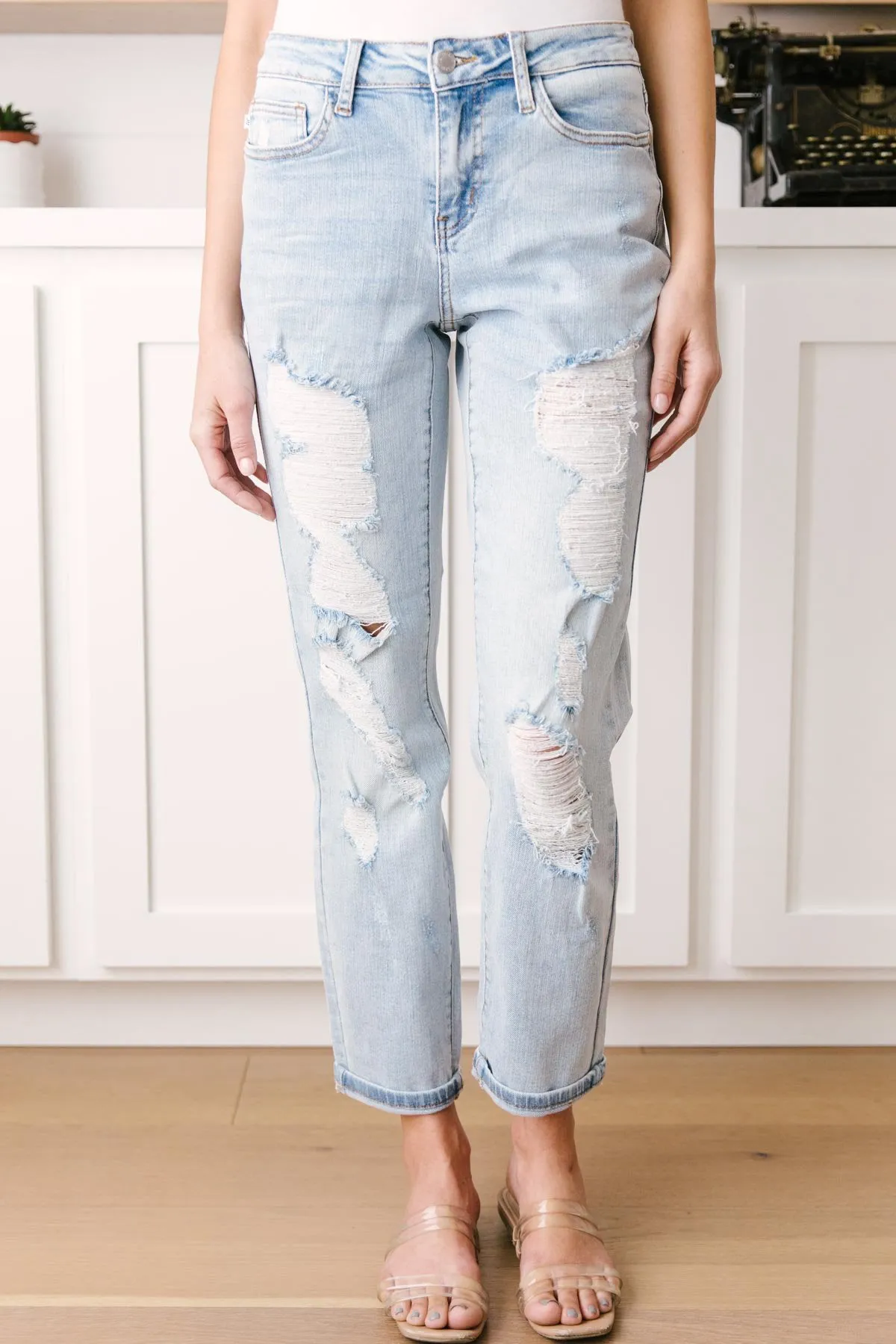 Jackson Mid-Rise Boyfriend Jeans