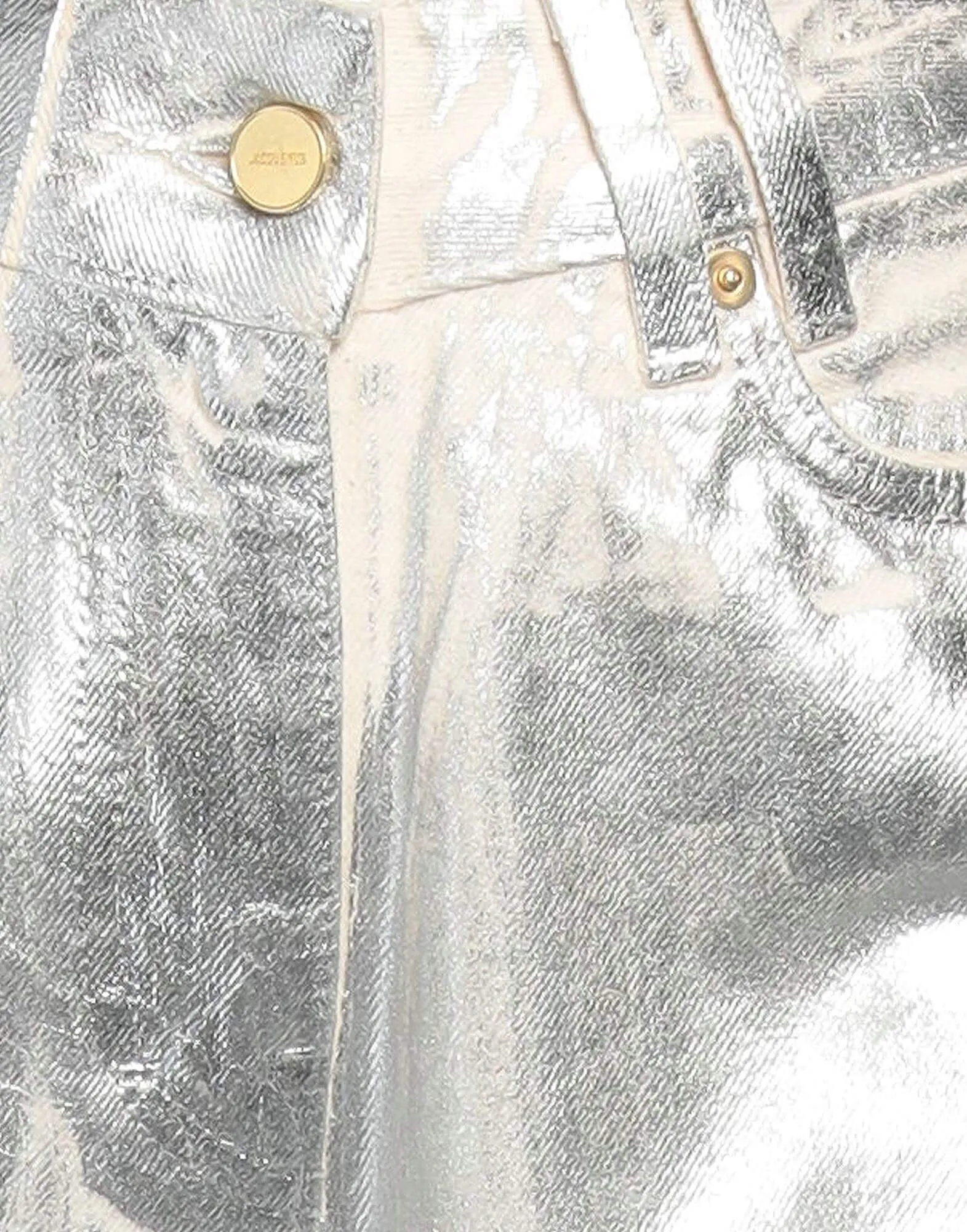 Jacquemus Bootcut jeans, silver