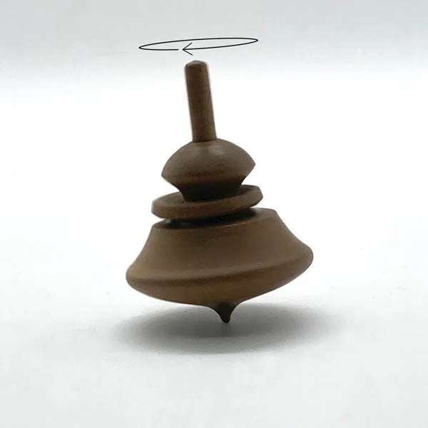 Koma Wooden Spinning Top (2in)