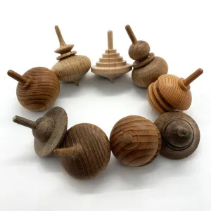 Koma Wooden Spinning Top (2in)