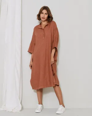 Linen Shirt Dress