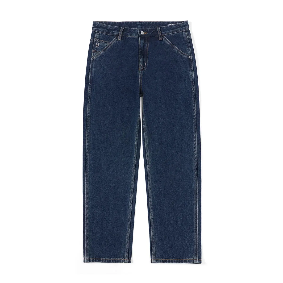 Loose Tapered Jeans Men Plus Size Vintage Denim Trousers