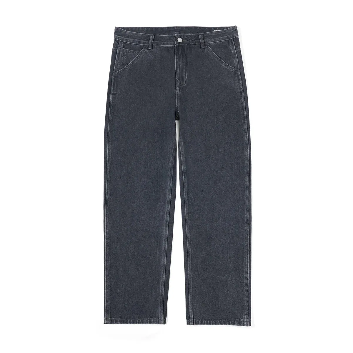 Loose Tapered Jeans Men Plus Size Vintage Denim Trousers