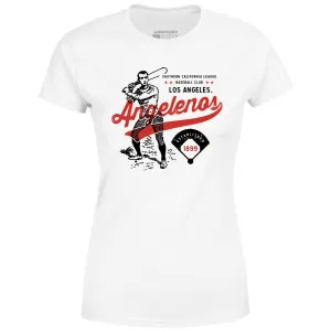 Los Angeles Angelenos - California - Vintage Defunct Baseball Teams - Women's T-Shirt