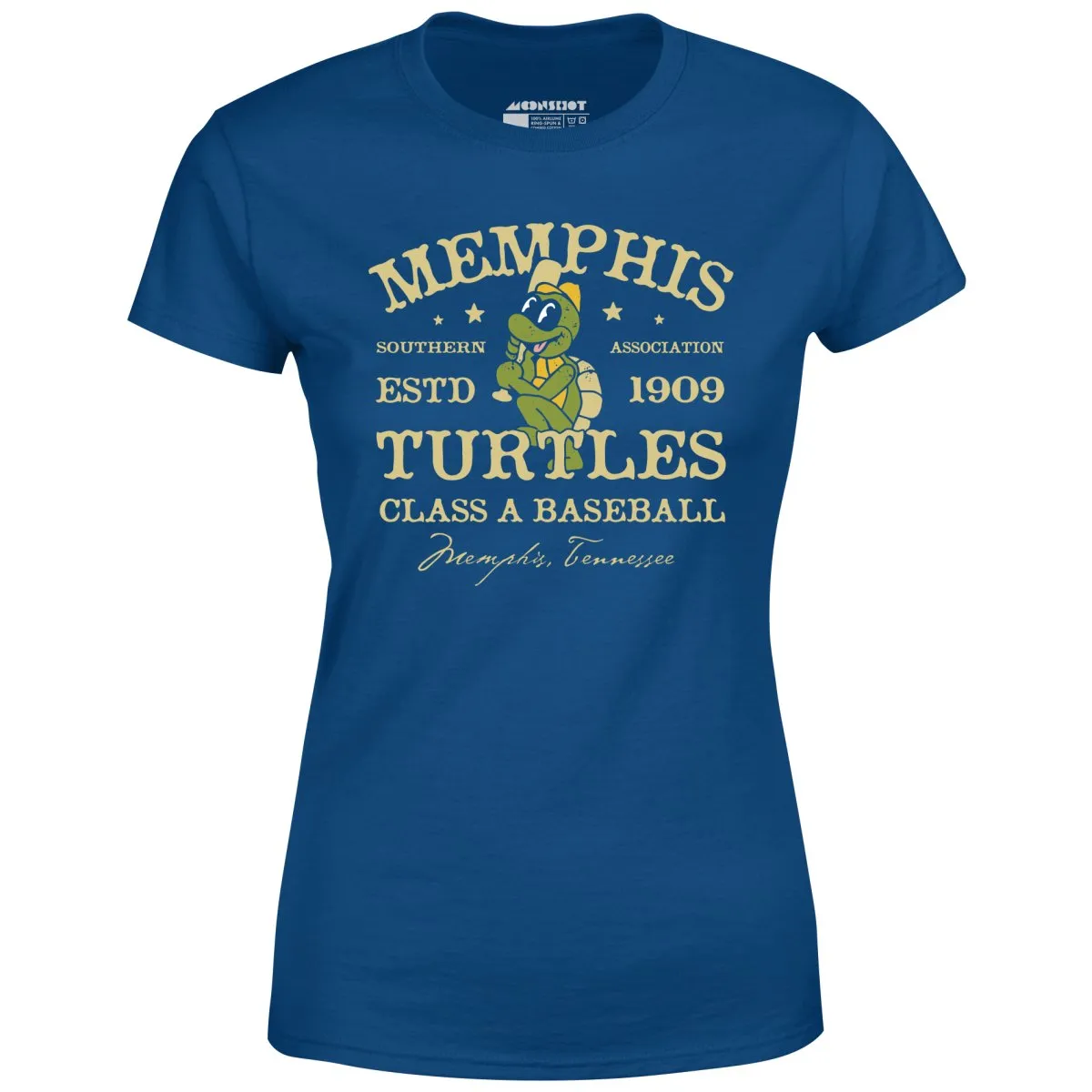 Memphis Turtles - Tennessee - Vintage Defunct Baseball Teams - Women's T-Shirt