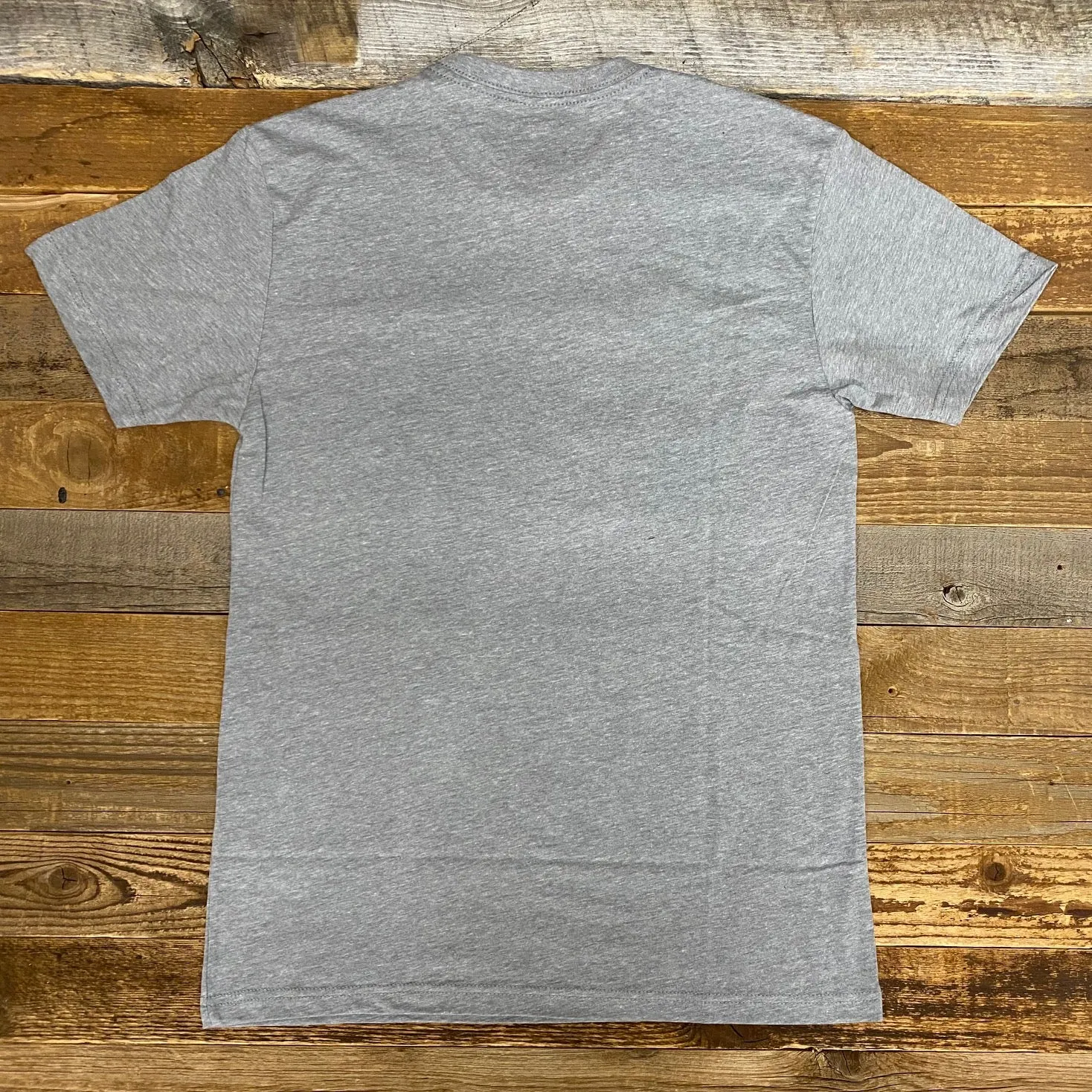 Men's Surf Wyoming® Flag Bison Tee - Heather Grey