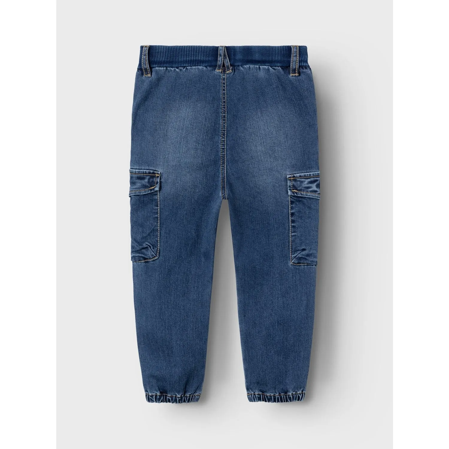 Name It Dark Blue Denim Ben Baggy Cargo Jeans Noos