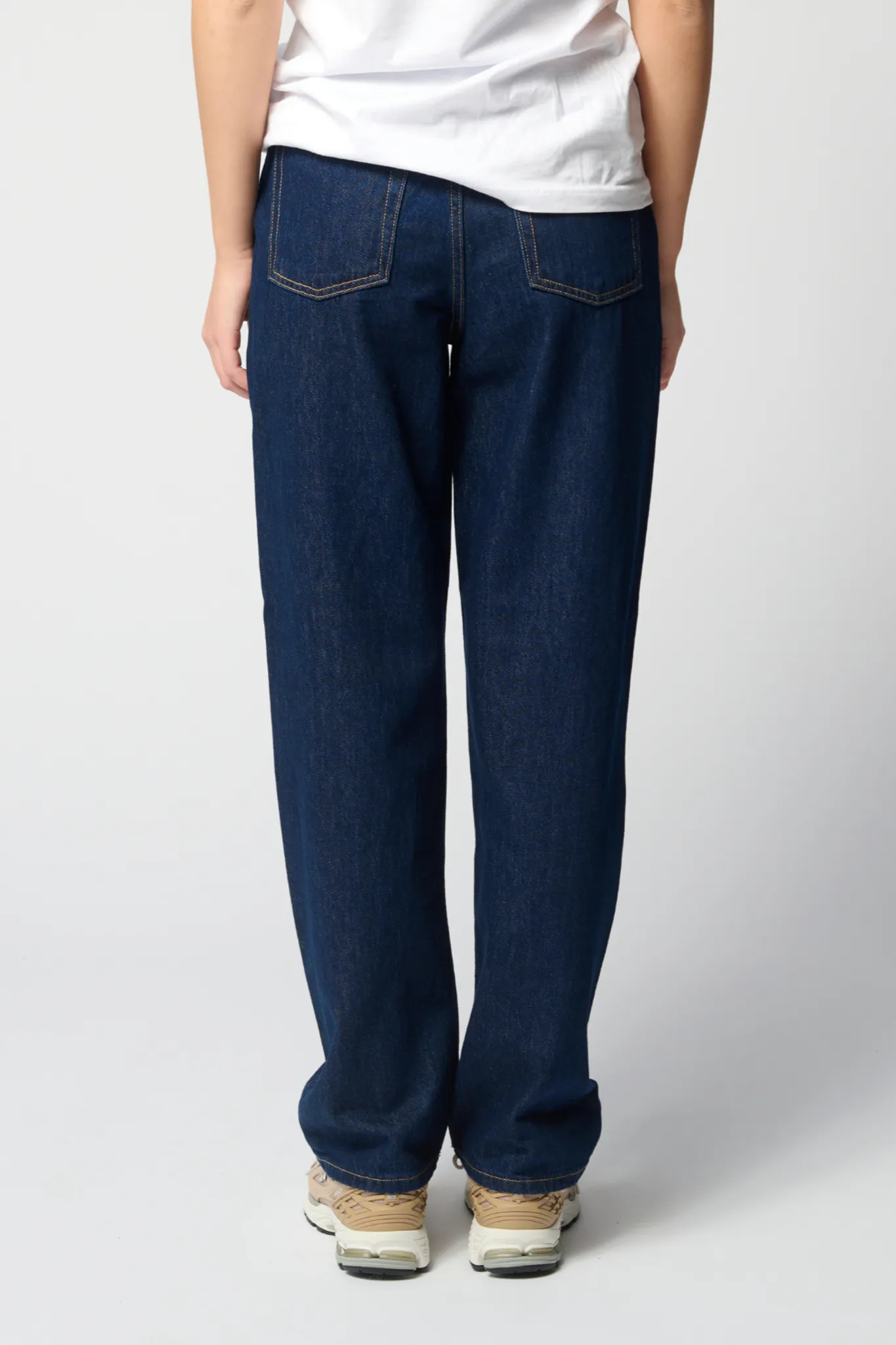 Performance Loose Jeans - Dark Blue Denim