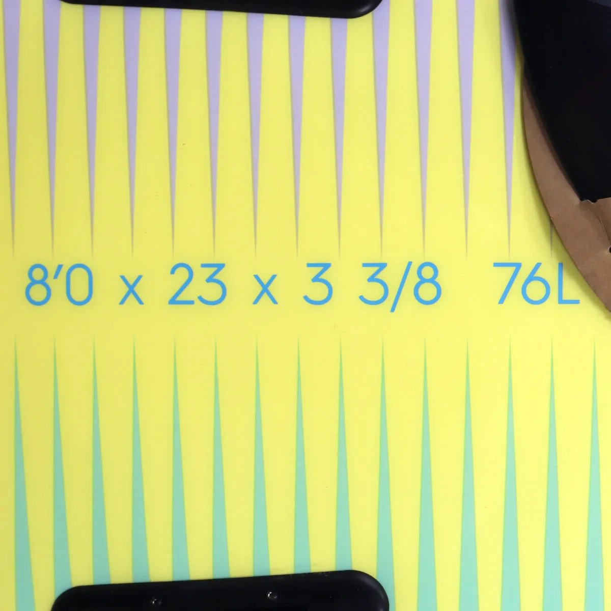 Quiksilver Break 8'0 x 23 x 3 ⅜  Soft Surfboard - Hawaiian Ocean