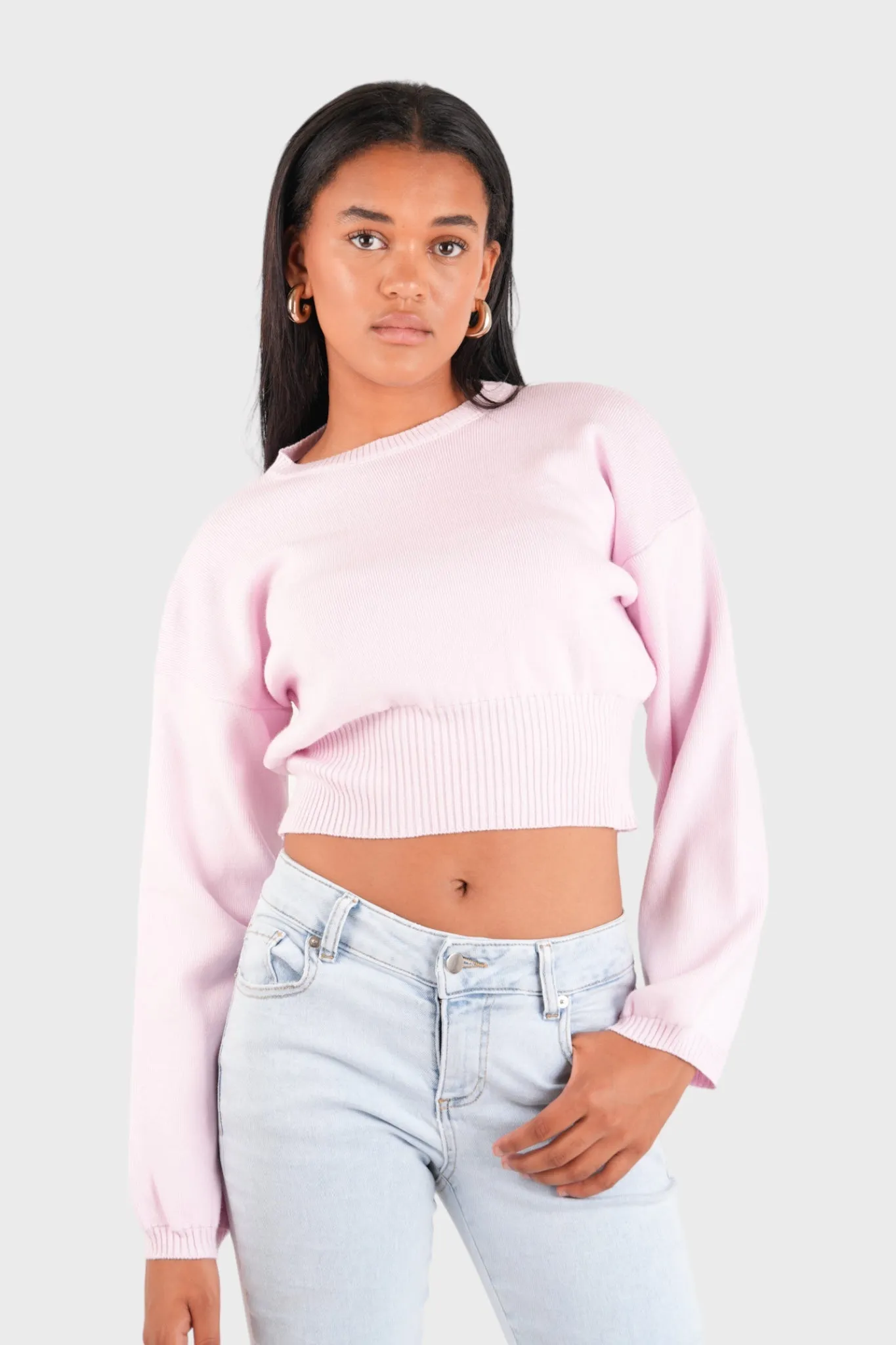 "Soft glow" sweater pink