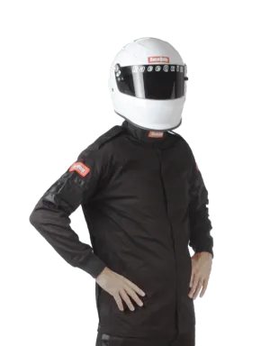 RaceQuip Single Layer Fire Suit Jacket - Black - 2XL - 111007