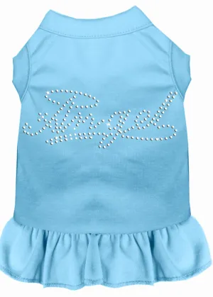 Rhinestone Angel Dress Baby Blue Xl (16)