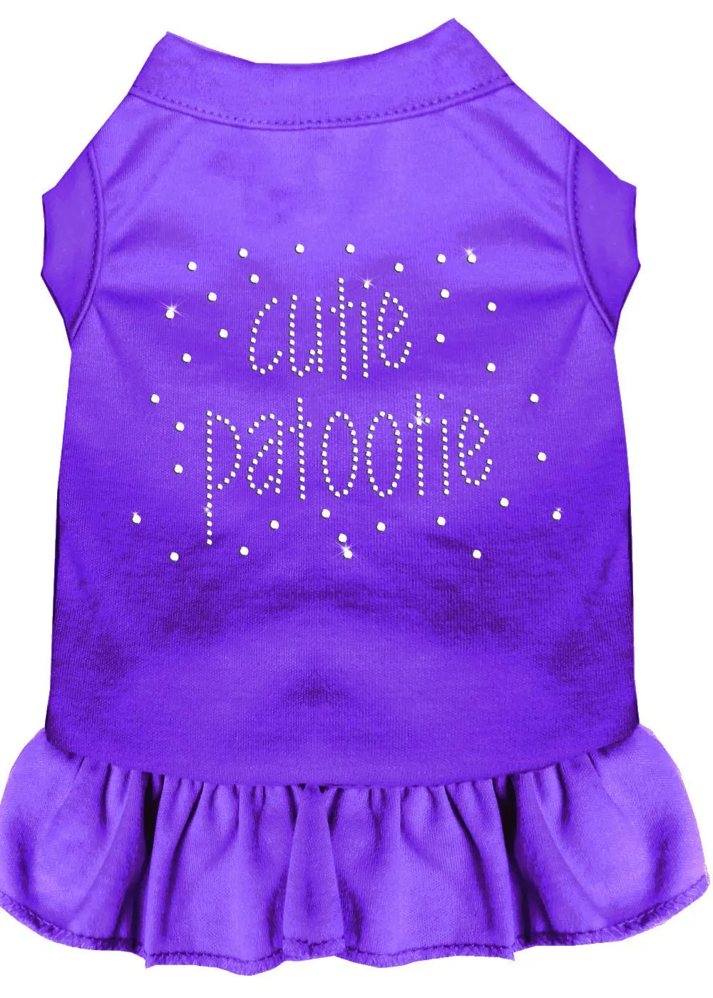 Rhinestone Cutie Patootie Dress Purple Lg (14)