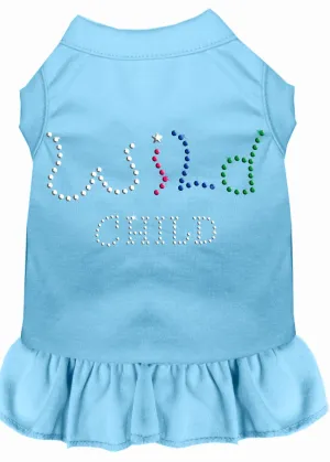 Rhinestone Wild Child Dress Baby Blue Xs (8)