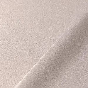 Satin Back Crepe Fabric, Silver- Width 112cm