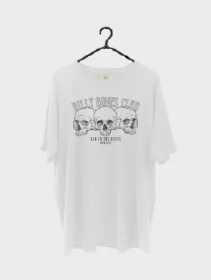 Skull Wingman Tee - Vintage White