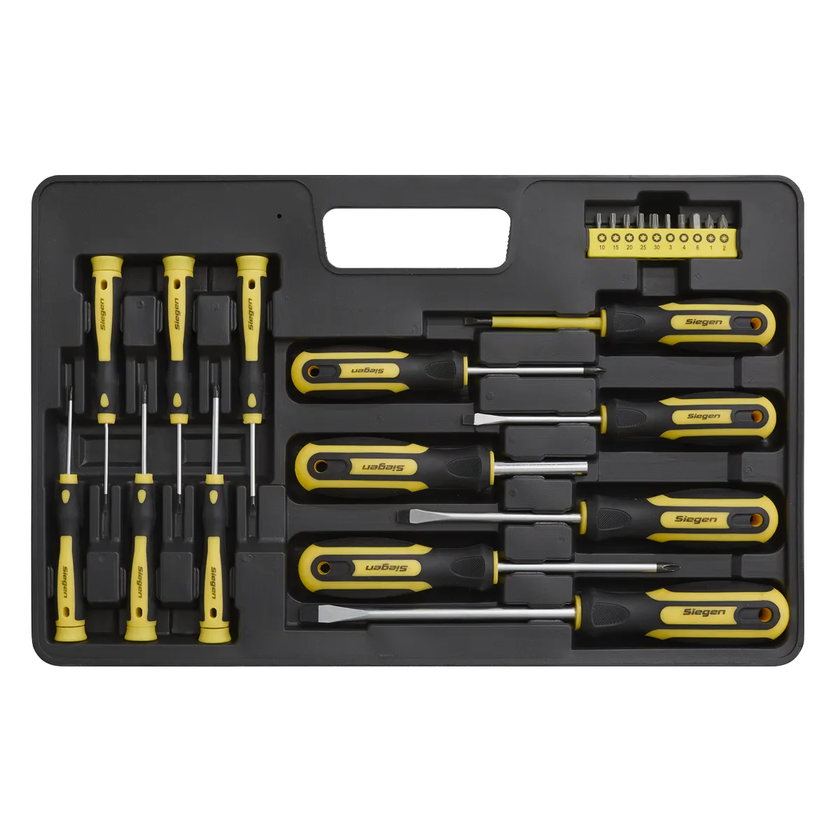 Soft Grip Screwdriver & Bit Set 23pc