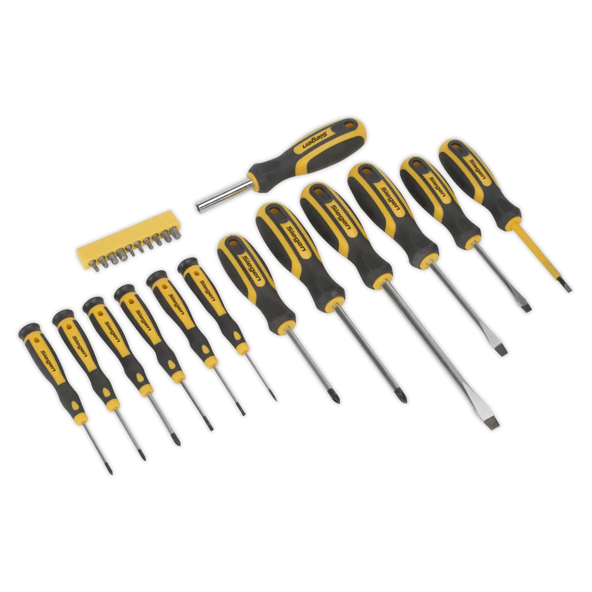 Soft Grip Screwdriver & Bit Set 23pc