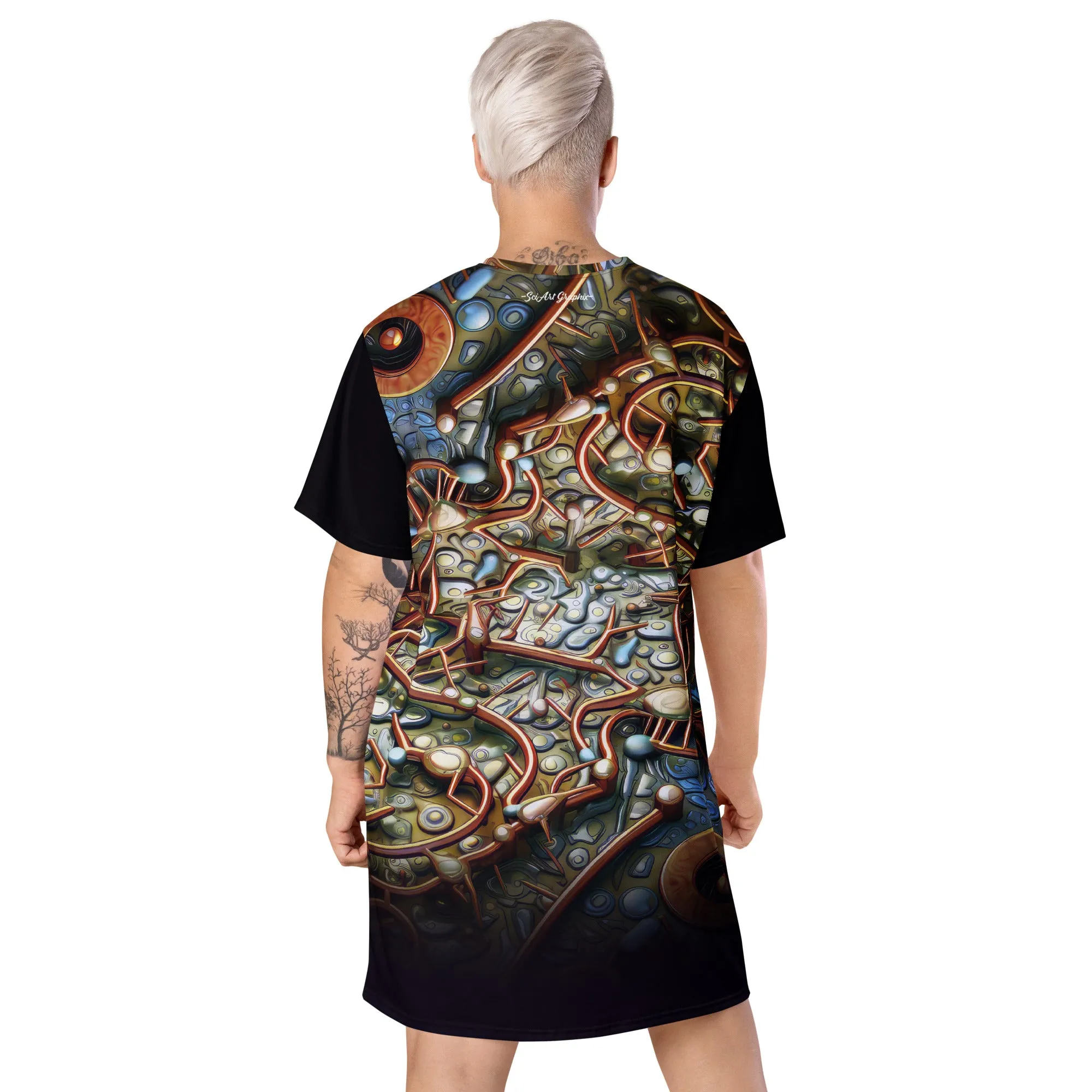 T-Shirt Dress Biological Maze