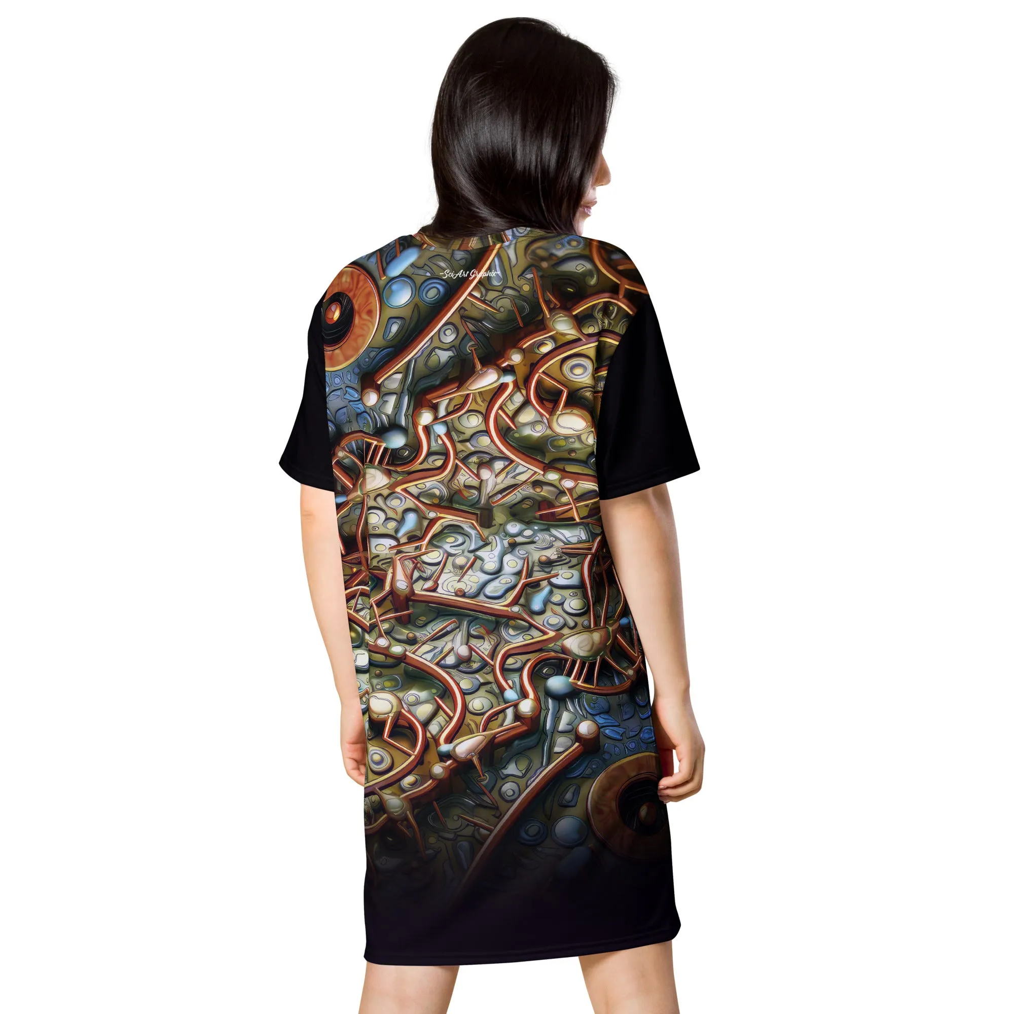 T-Shirt Dress Biological Maze