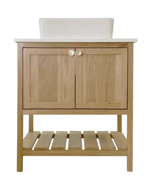 The Classic Shaker Oak Single Vanity