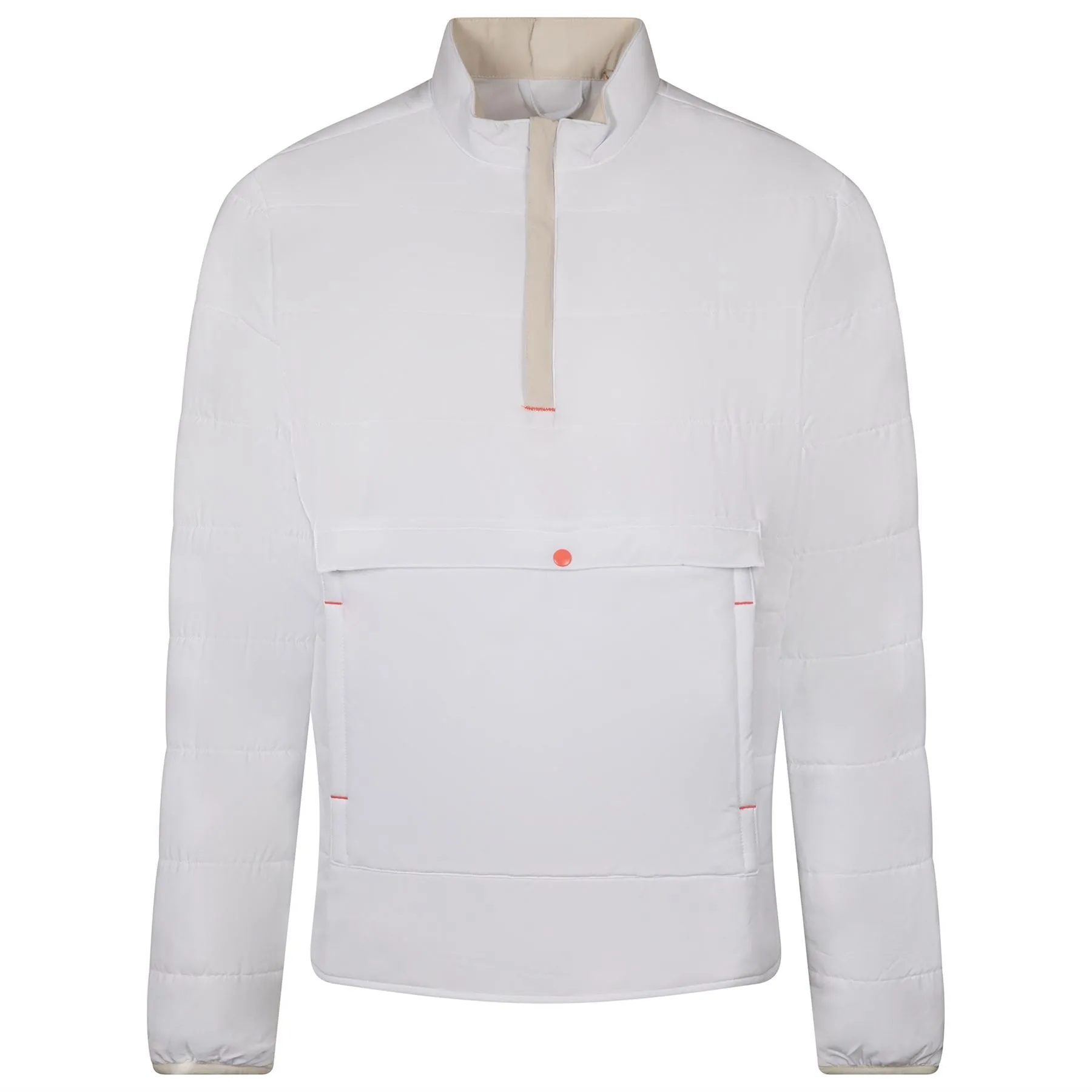 Womens Insulated Half Zip White - AW24